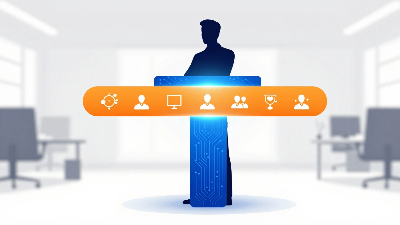 Visual representation of T-shaped skills concept