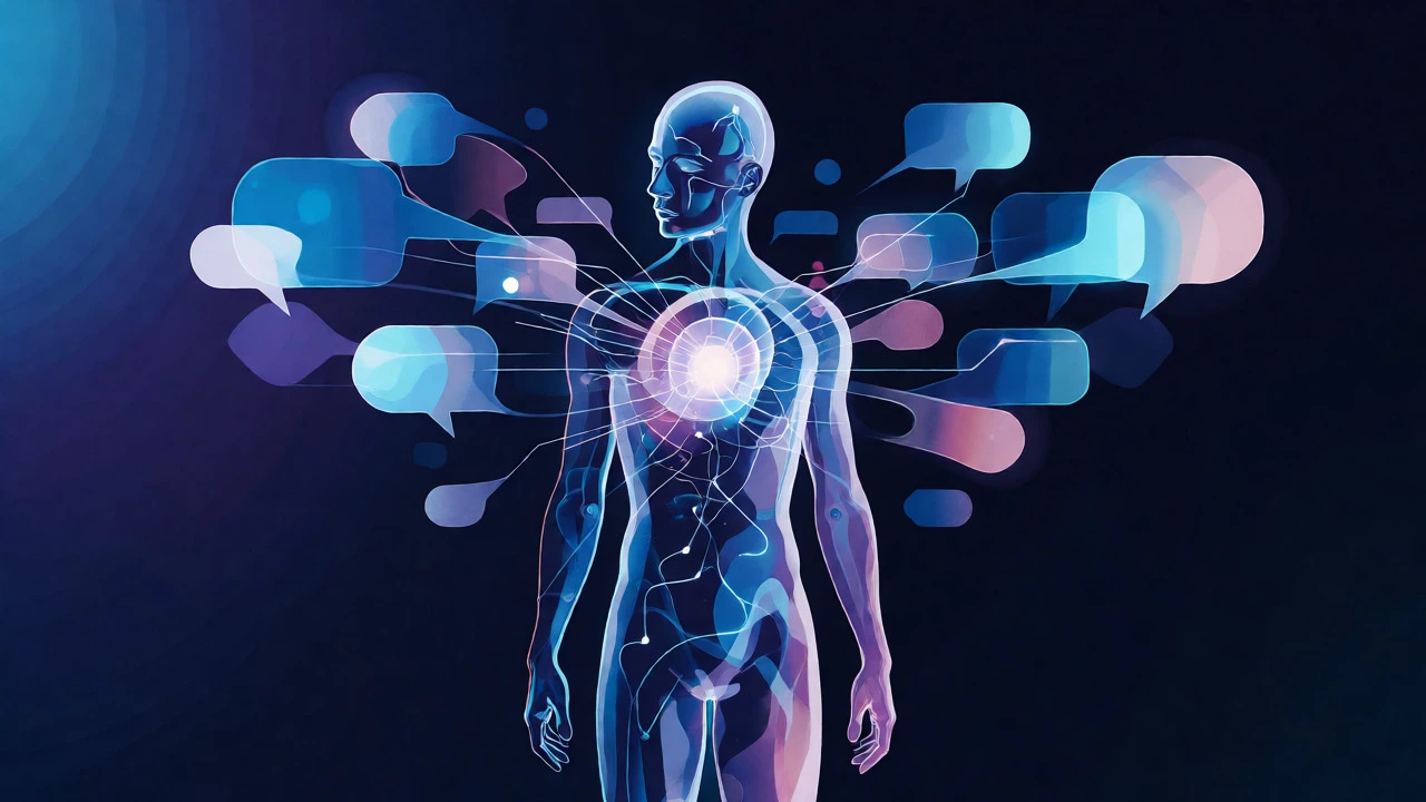 Abstract visualization of feedback loops revealing blind spots
